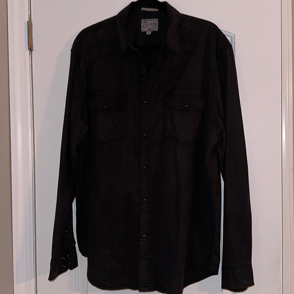 NWOT Lucky Brand | Black Button Down shirt